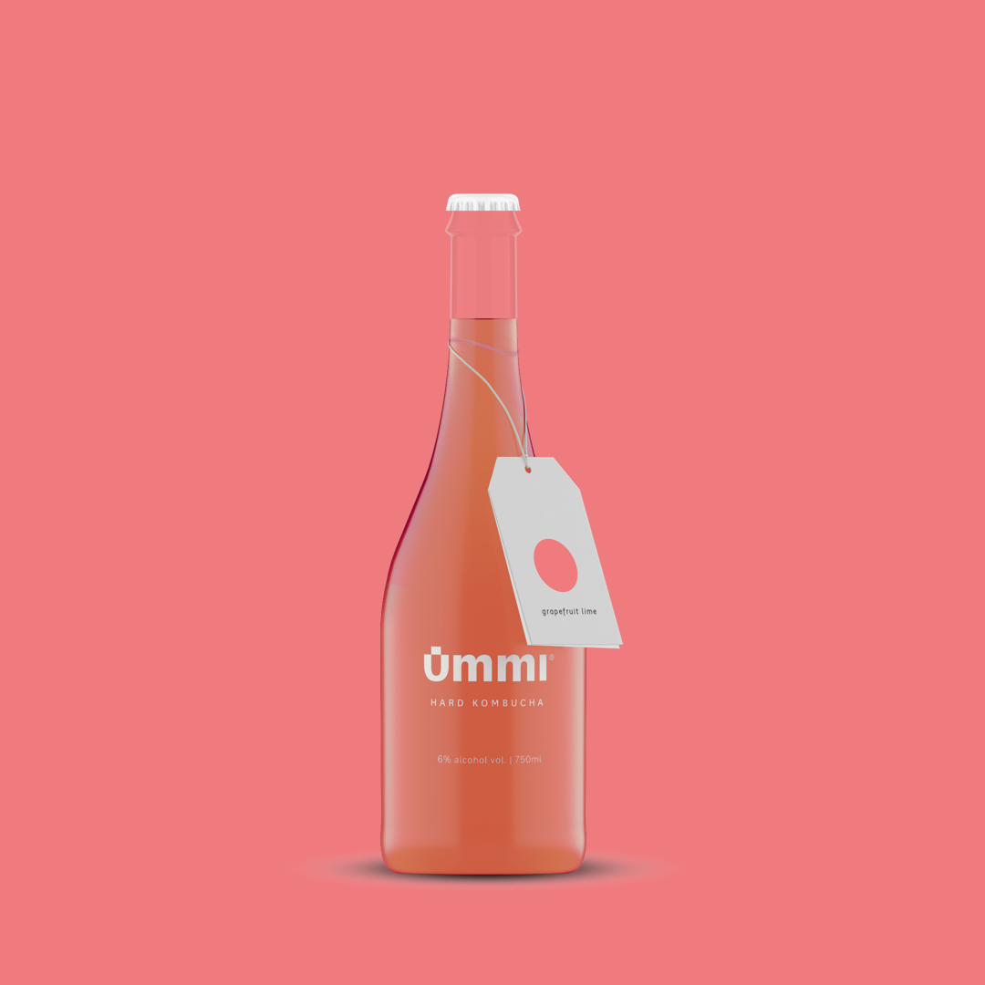 ūmmi Grapefruit & Lime, 750ml bottle, naturally fermented 6% alc aperitivo