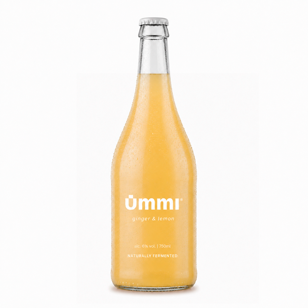ūmmi Ginger Lemon, 750ml bottle, naturally fermented 6% alc aperitivo