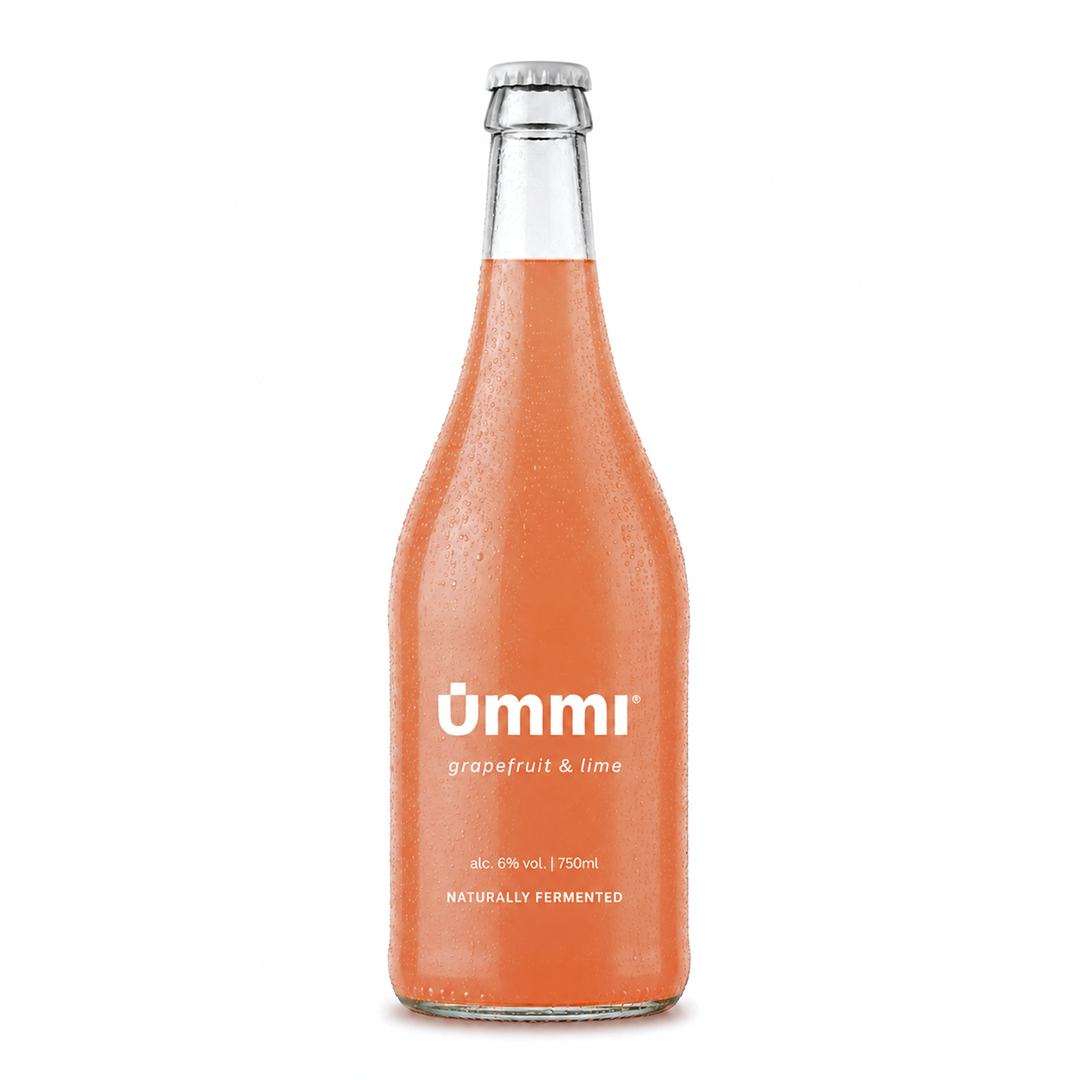 ūmmi Grapefruit Lime, 750ml bottle, naturally fermented 6% alc aperitivo